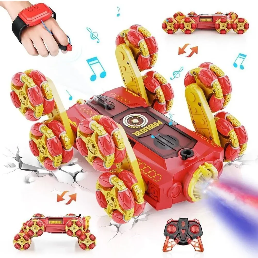 Brand New 8WD Gesture Sensing Kids RC Stunt Car – Spray, Lights & Sound